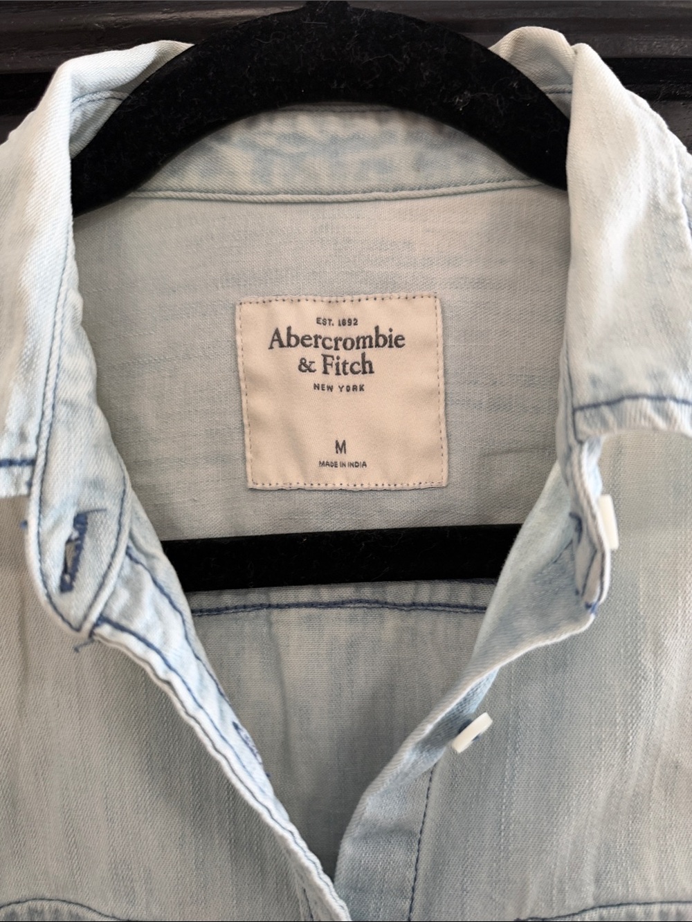 Light Wash Button-up - Picture 2 of 4